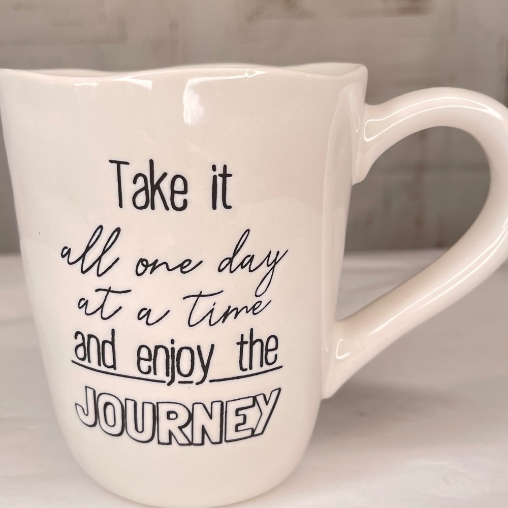 Young’s Inc Take It All One Day At A Time Enjoy The Journey Coffee Mug Cup 16 oz